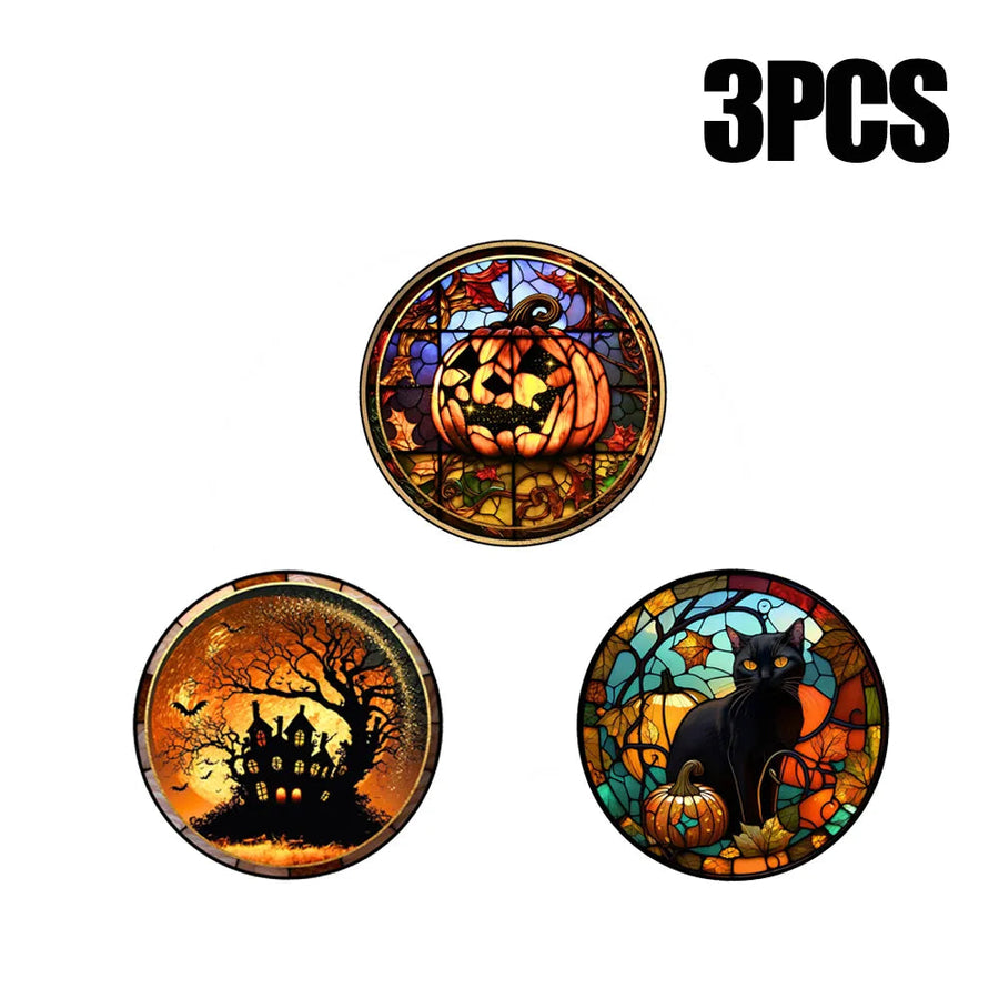 Spooky Window Halloween Removable Stickers - Image 4