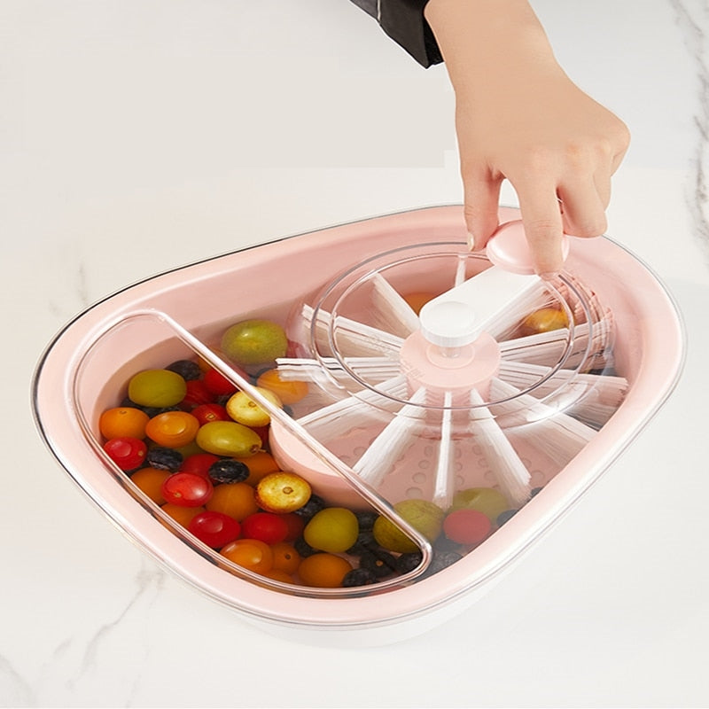 Manual Fruit Vegetable Washing Drainer Basket - Image 1