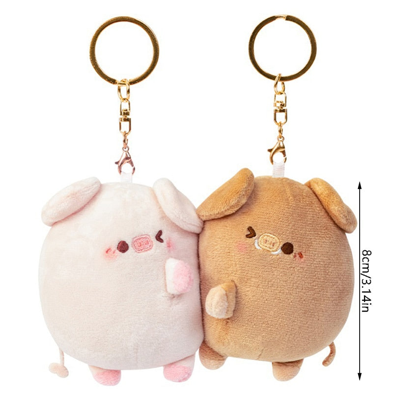 Love Birds Cute Plush Magnetic Keychain - Image 4