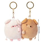 Love Birds Cute Plush Magnetic Keychain