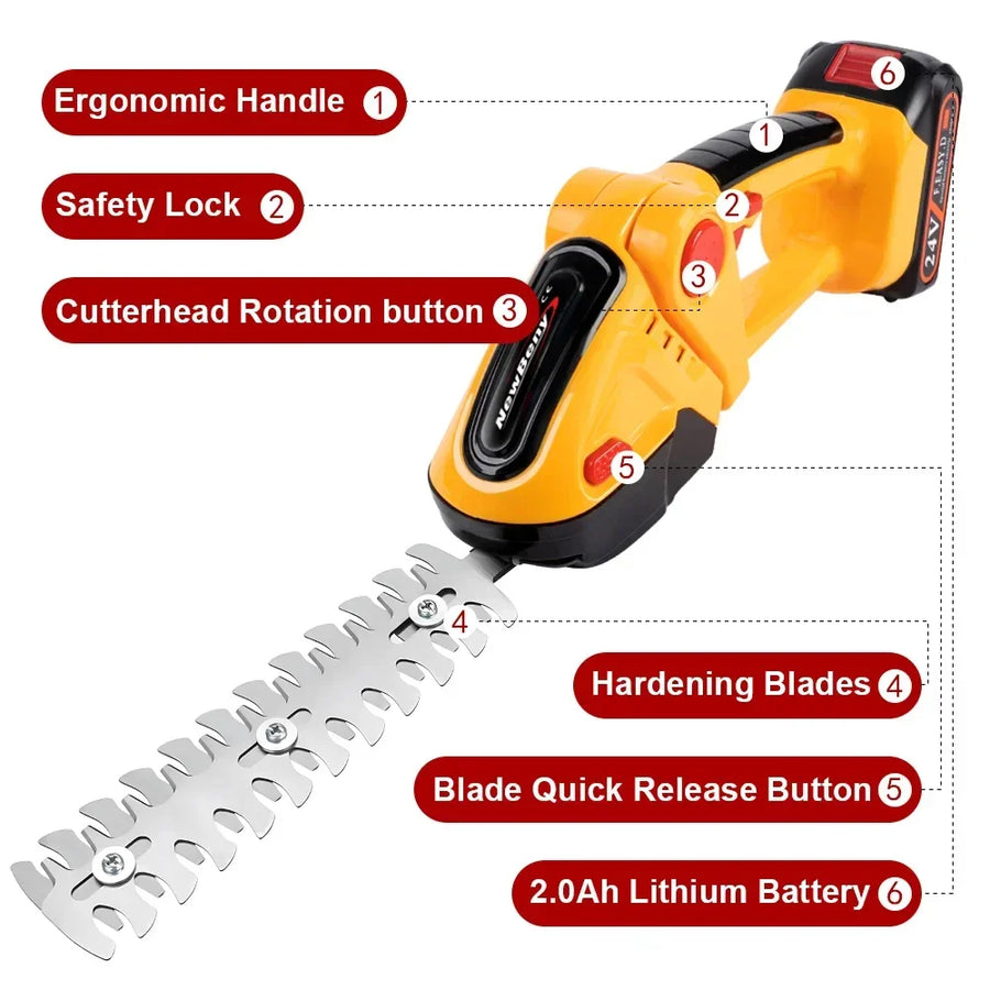 Rapid Trim Cordless Powerful Handheld Mower Tool - Image 7