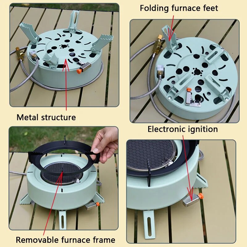 Heat Round Outdoor Portable Stove - Image 2