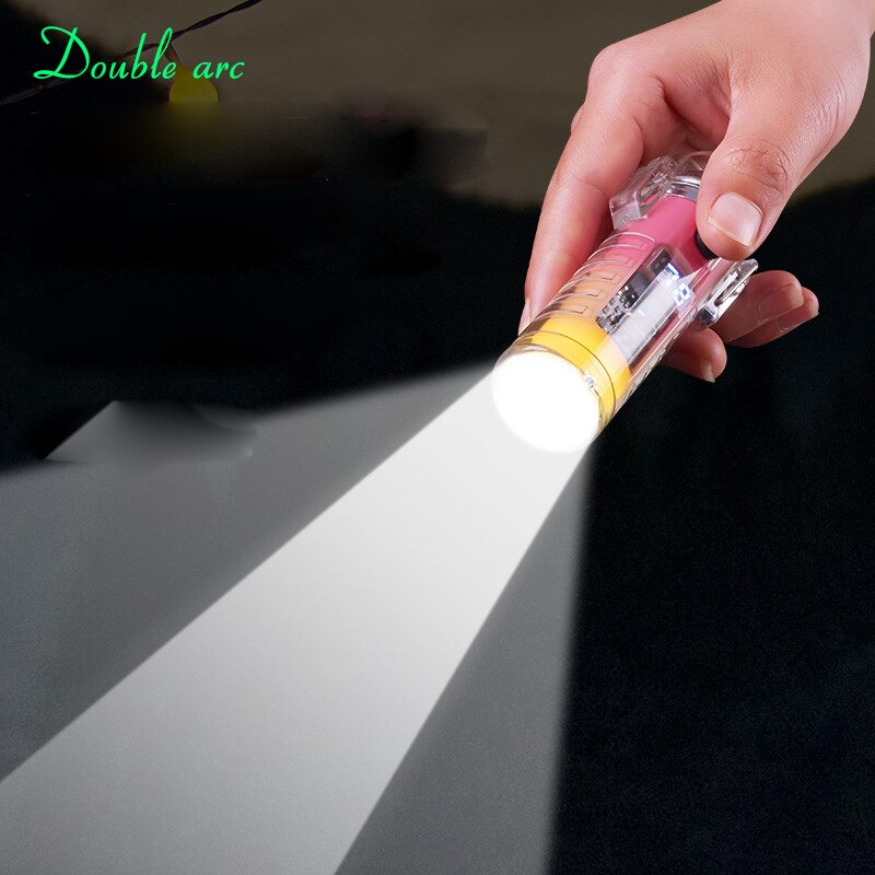 Windproof Double Arc Transparent Flashlight Lighter - Image 2