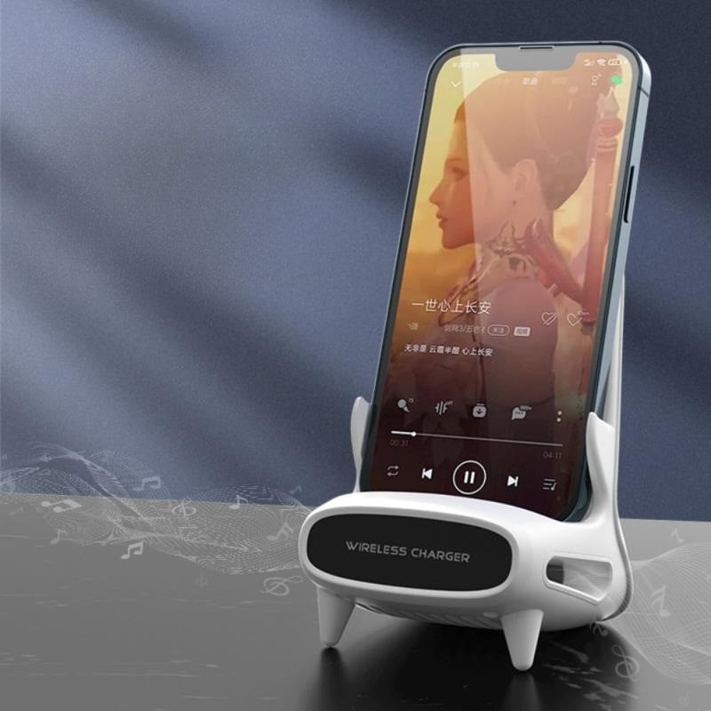 Space Chair Phone Holder Wireless Charging Station - Image 1