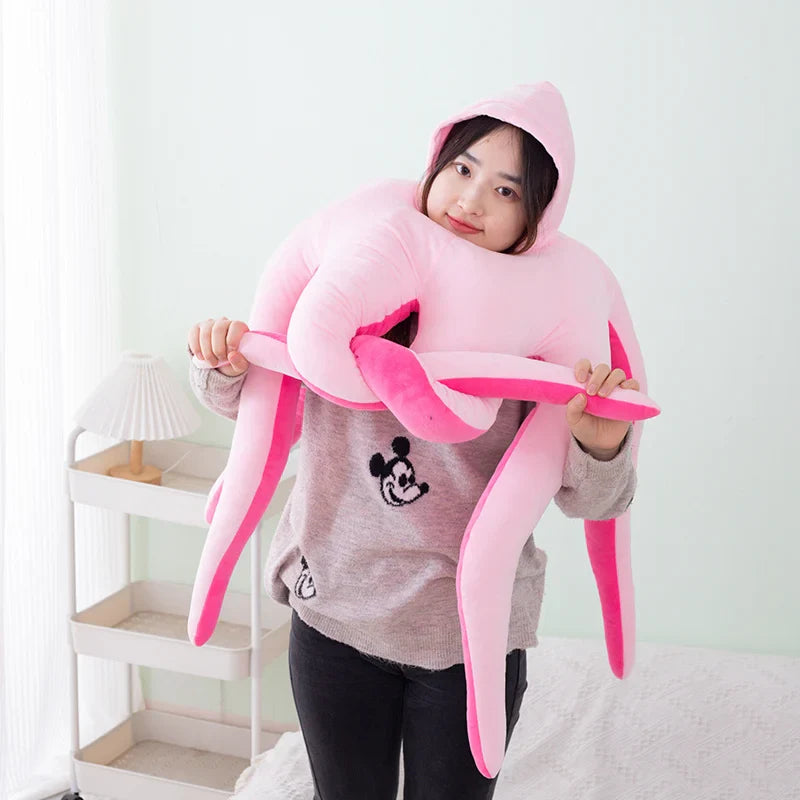 Giant Octopus Soft Tentacle Wearable Plush Toy - Image 3