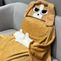 Sleepy Dog Hooded Wearable Blanket - Image 5