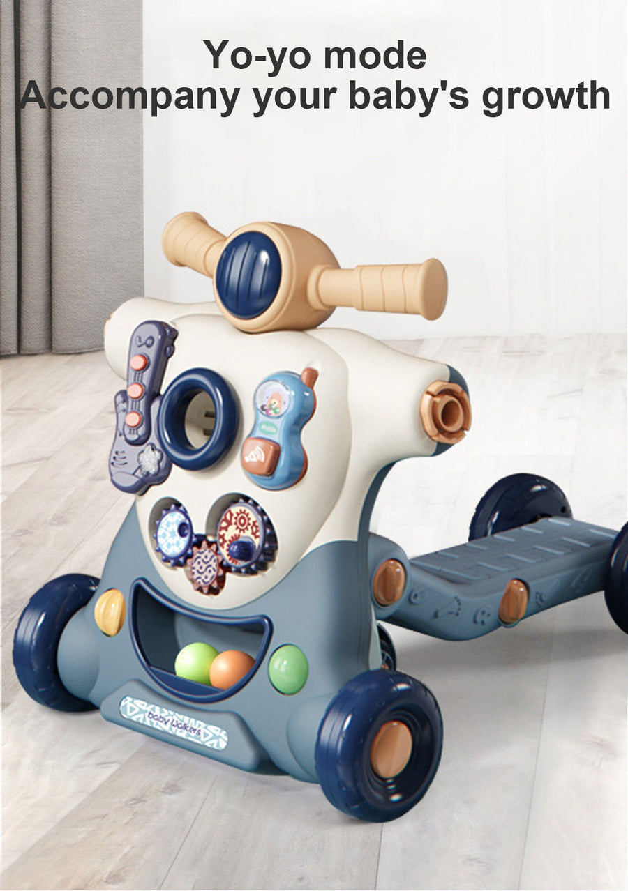 3in1 Anti-Rollover Baby Learning Walker Trolley - Image 9