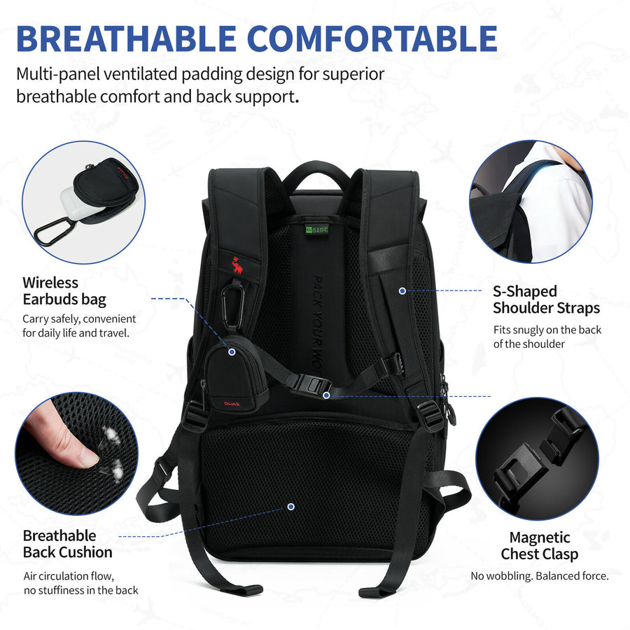 OIWAS Weight Reduction Function 16” Laptop Backpack - Image 7