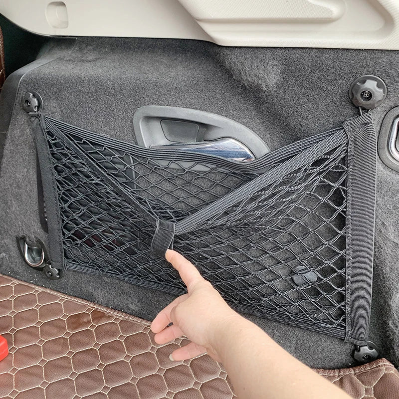 Stretchable Mesh Cargo Net Car Storage Organizer Pocket - Image 5