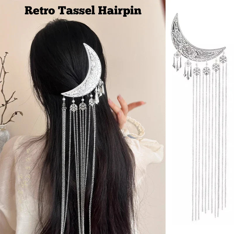 Mystical Moon Shape Hair Clip - Image 5