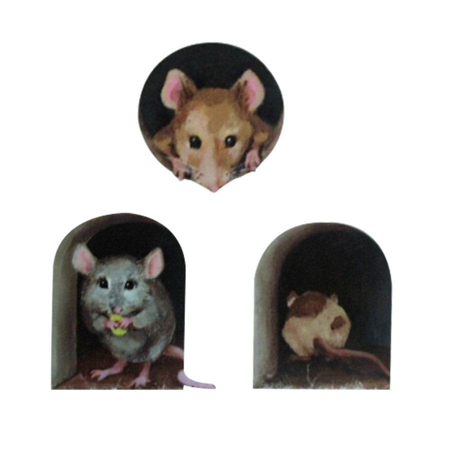 3D Mouse Hole Funny Wall Stickers - Image 5