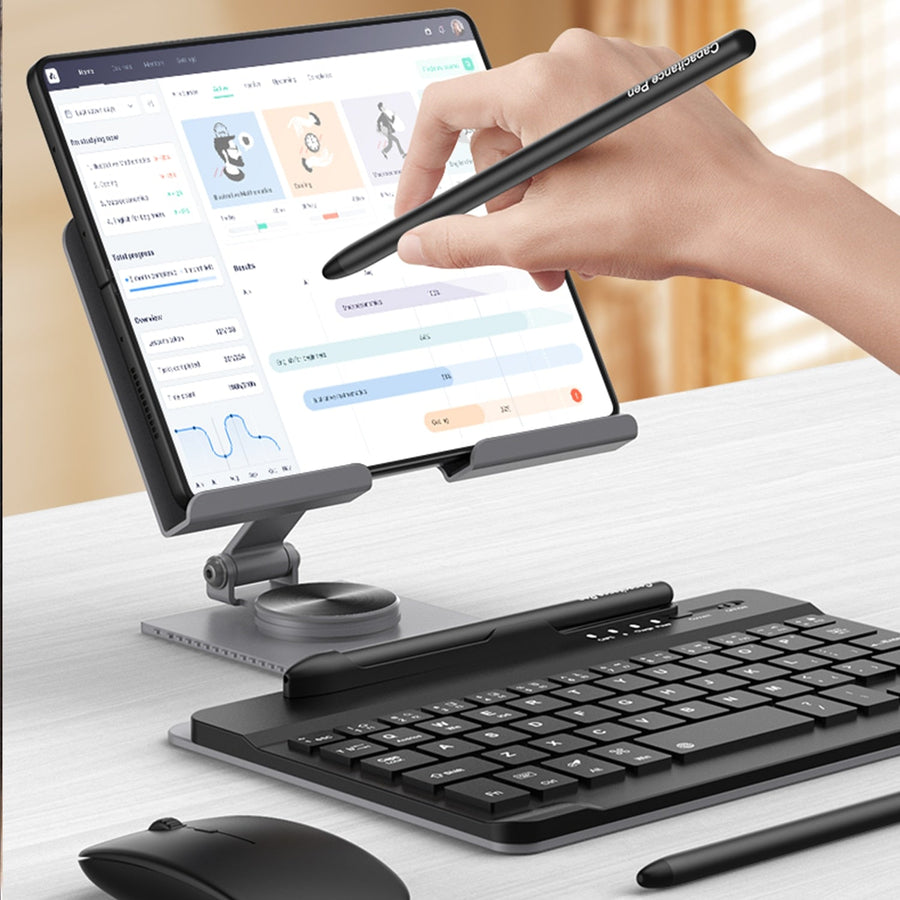 Magnetic Foldable Wireless Pro Keyboard Tablet Holder - Image 1