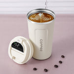 LED Temperature Display Smart Thermos Coffee Mug