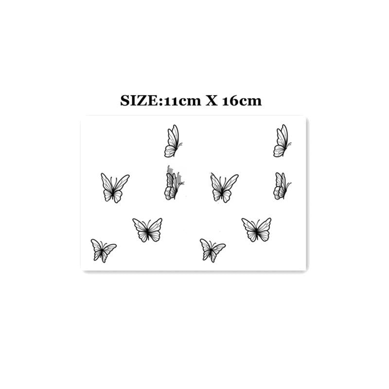 Dreamy Butterfly Temporary Tattoo - Image 8