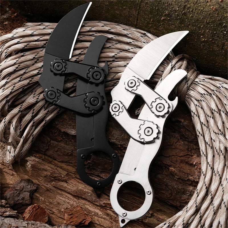 Ergonomic Handle Foldable Karambit EDC Knife - Image 5