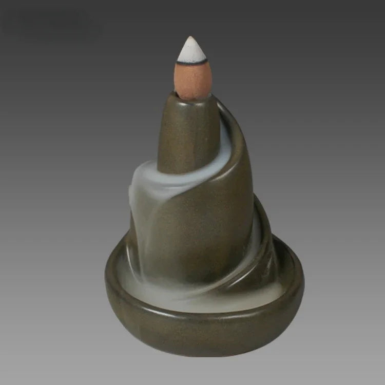 Black River Ceramic Backflow Incense Burner - Image 6