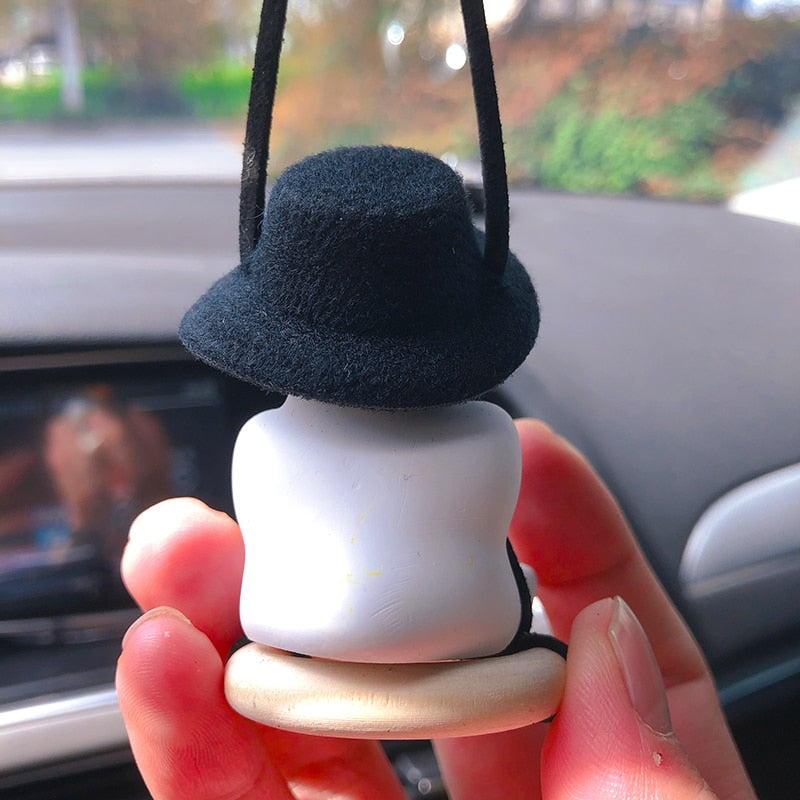 Fancy Duck Car Front Mirror Decor - Image 3