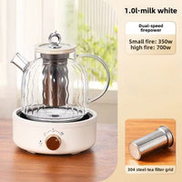 Wavy Glass Heat Adjustable Tea Maker - Image 6