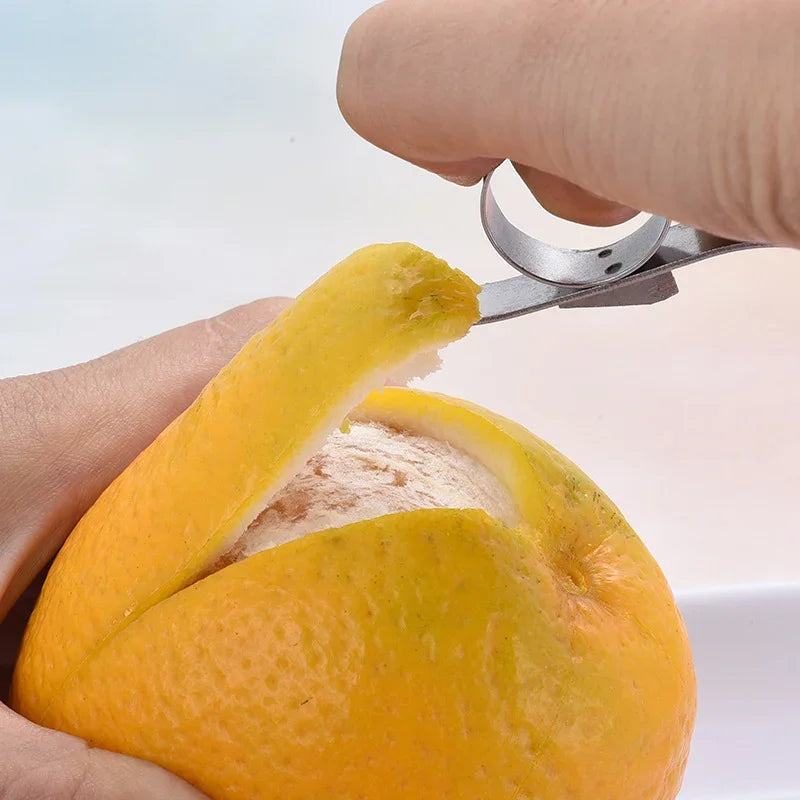 Stainless Steel Finger Easy Fruit Orange Peeler - Image 0