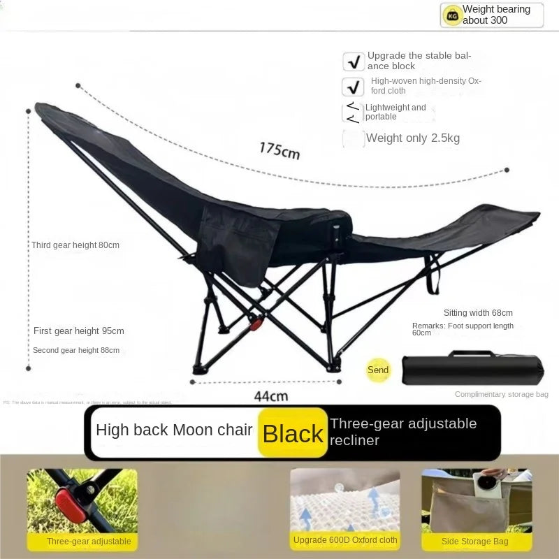 Relax Everywhere Reclining Outdoor Lounge Camping Chair - Image 6