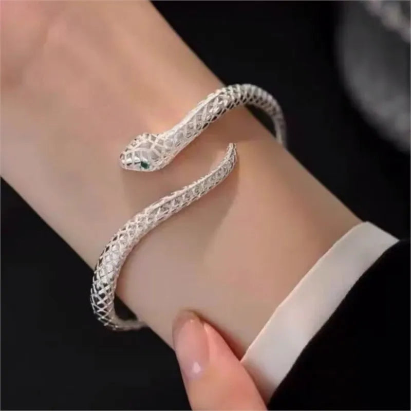 Snake Adjustable Open Women Bracelet - Image 0