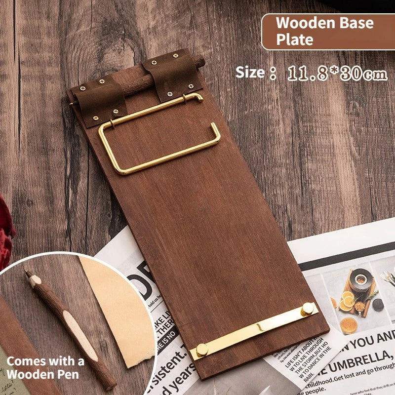 Roll-Note Wooden Clipboard - Image 4