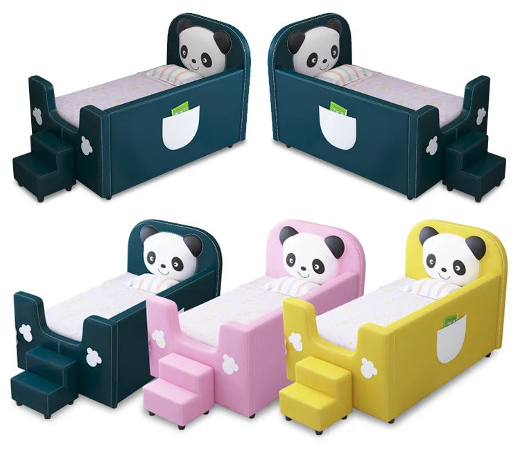 Cute Panda Easy Access Bedside Toddler Bed - Image 4