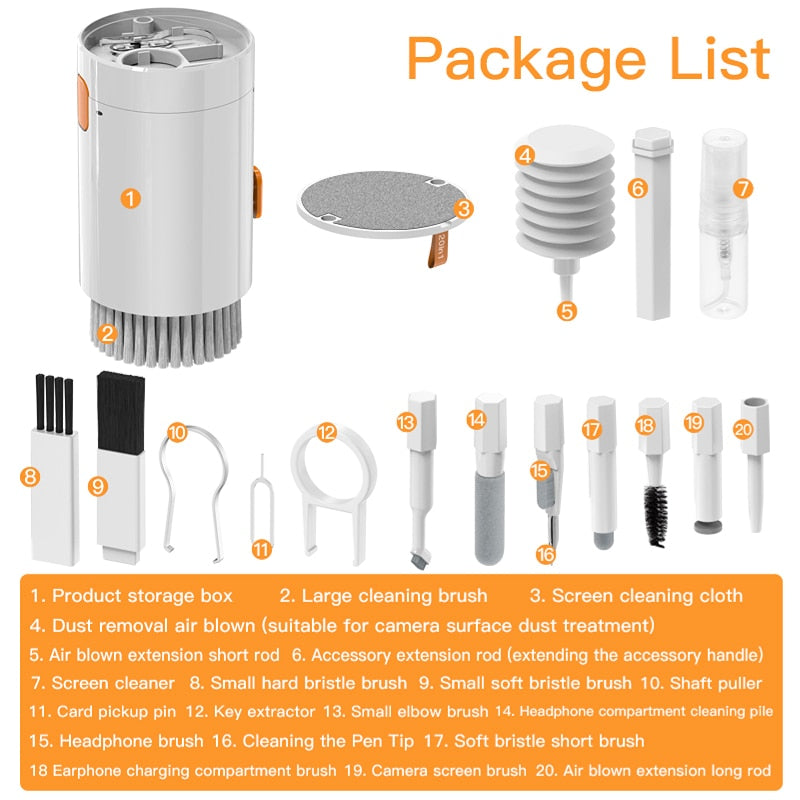 20in1 Ultimate Tech Cleaning Tool Set - Image 6