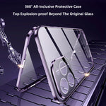 Invisible Shield Full Cover Anti-Peep PrivacyMagnetic Phone Case