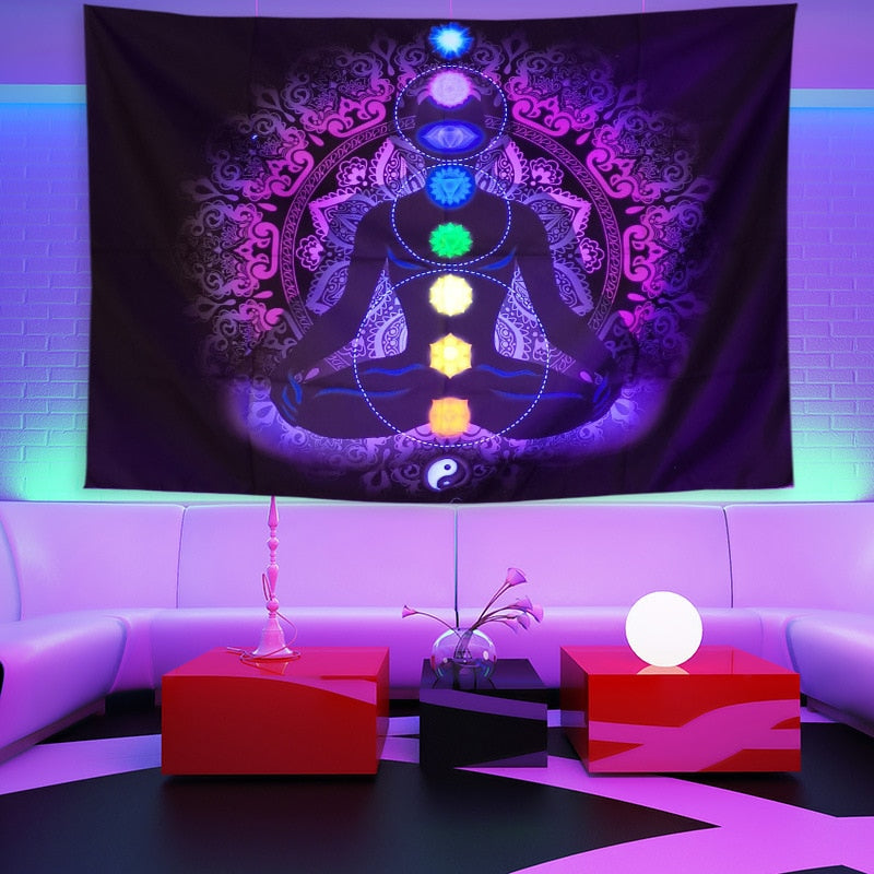 Colorful Glowing Luminous Tapestry - Image 14