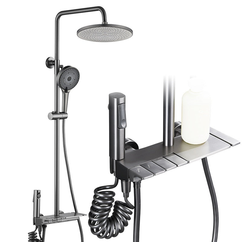 Elegant Piano Style Rainfall Bathroom Shower Set - Image 2