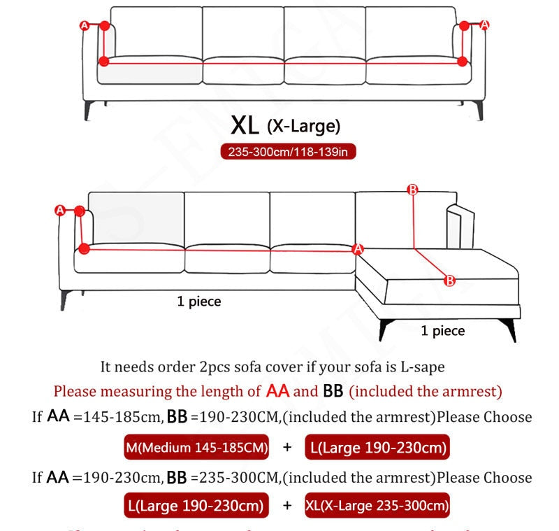 Modern Non-slip Colorful Elastic Sofa Cover