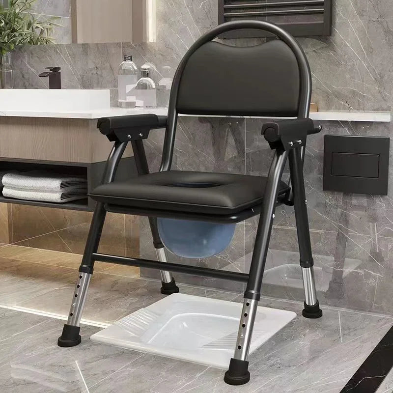 Non-Slip Foldable Elderly Toilet Foldable Seat Chair - Image 6