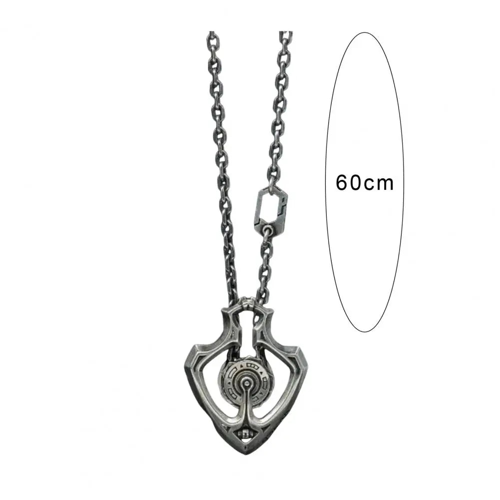 Mechanical Rotating Gear Vintage Necklace