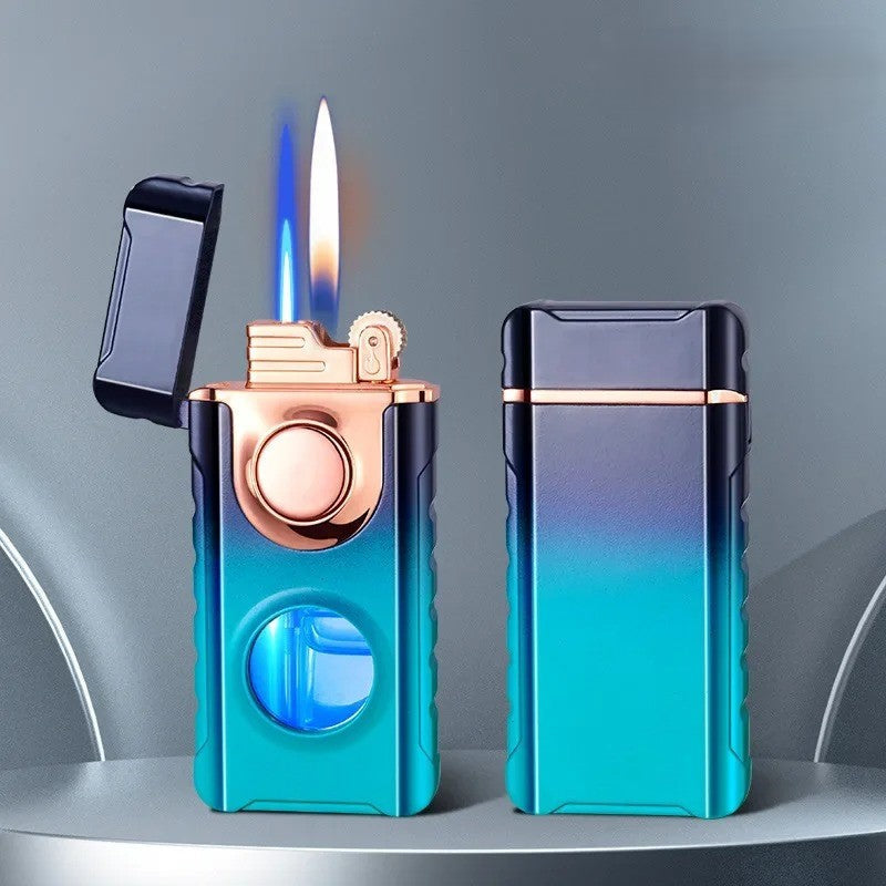 Dual-Fire Metal Windproof Lighter - Image 3