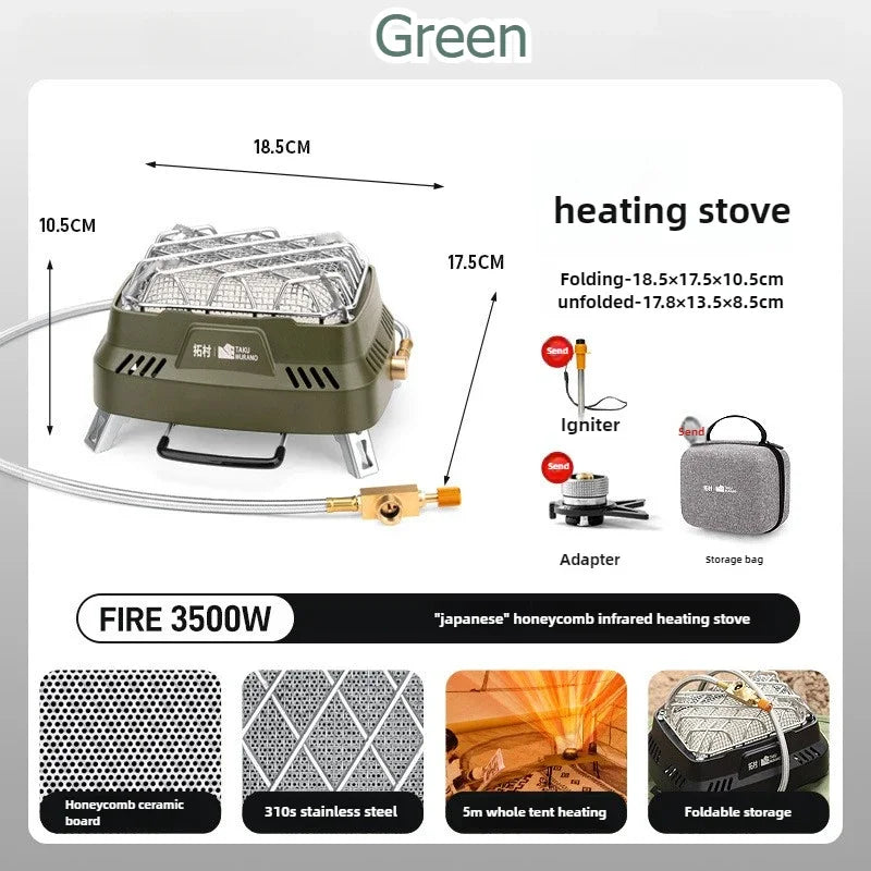 Portable Nomad Camping Stove Multi-Purpose Heater - Image 6