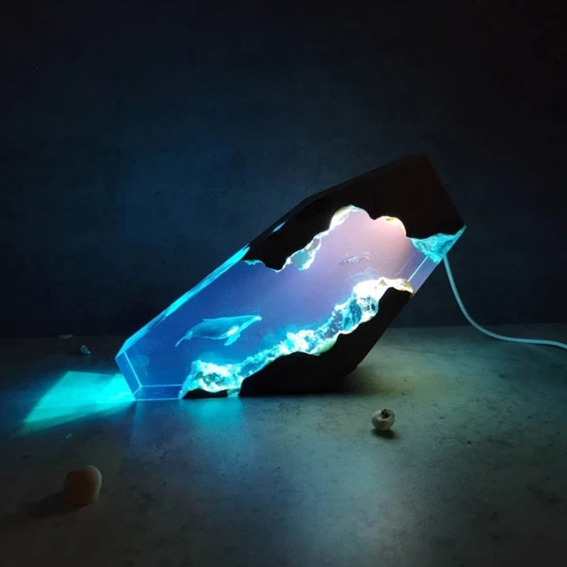 Deep Sea Adventure Resin Diver Lamp Decor - Image 6