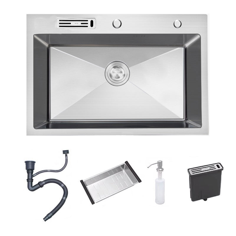 Modern Undermount Steel Plus Kitchen Elegant Sink - Image 5