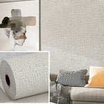 3D Linen Self-Adhesive Waterproof Wall Sticker