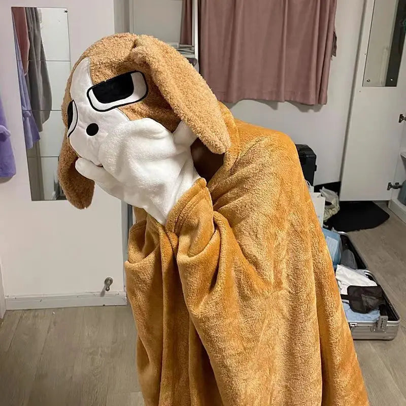 Sleepy Dog Hooded Wearable Blanket - Image 4