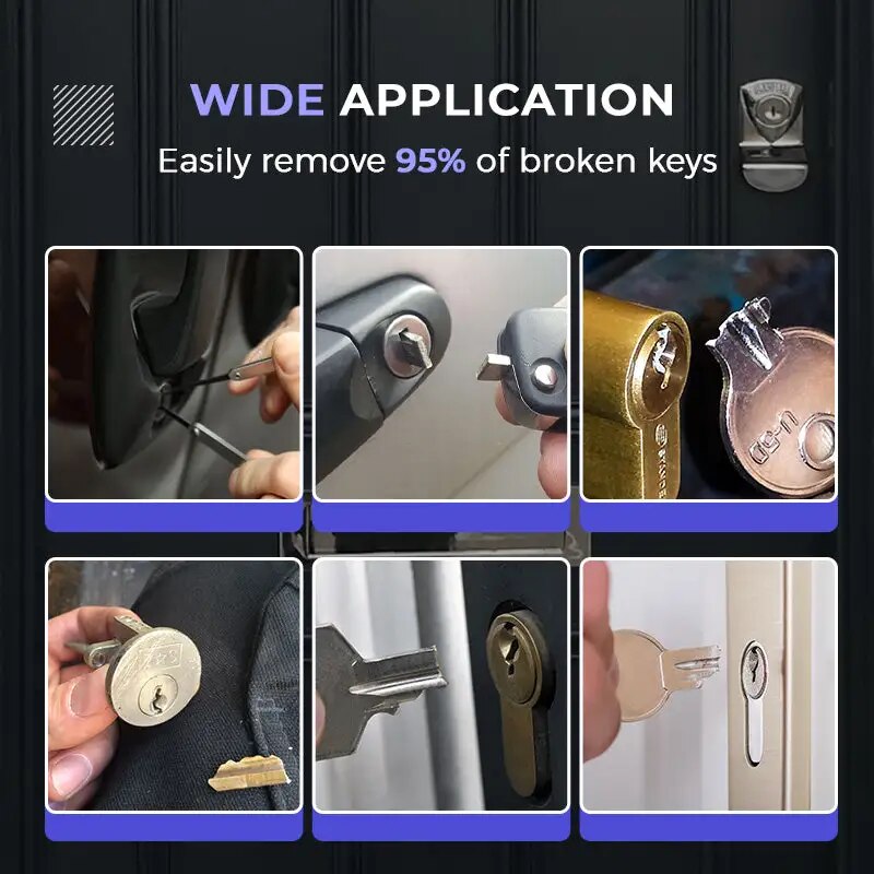 Lock Fixer Car Broken Key Professional Repair Set - Image 3
