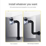 Universal Easy Drain Foldable Pipe