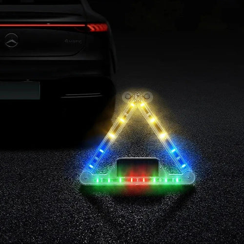Solar LED Strobe Emergency Light Anti-Collision Warning Lamp - Image 0