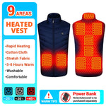 Hooded Heated Winter Camping Jacket