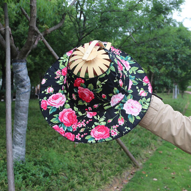 Cute Bamboo Folding Summer Cap - Image 3