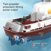 Mini Rescue Dual Motor Electric Toy Ship - Image 1