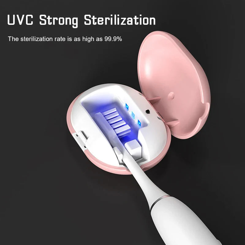 UV Disinfection Rechargeable Portable Toothbrush Sanitizer Box - Image 3
