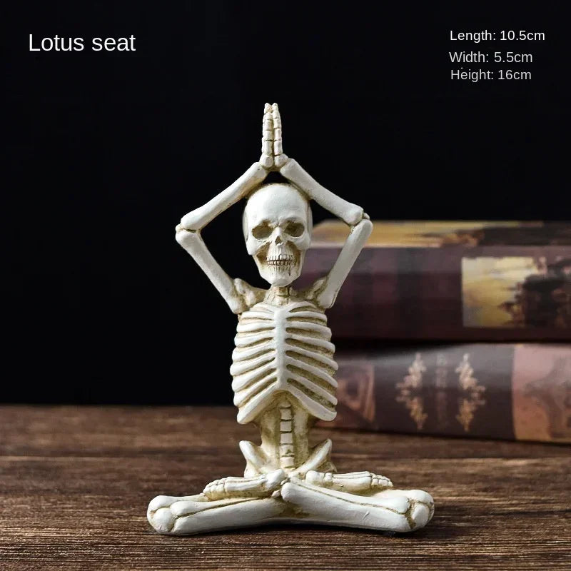 Yoga Master Skeleton Figurine - Image 6