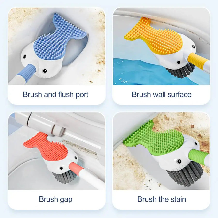 360 Degree Duck Shape Cleaning Toilet Brush - Image 4