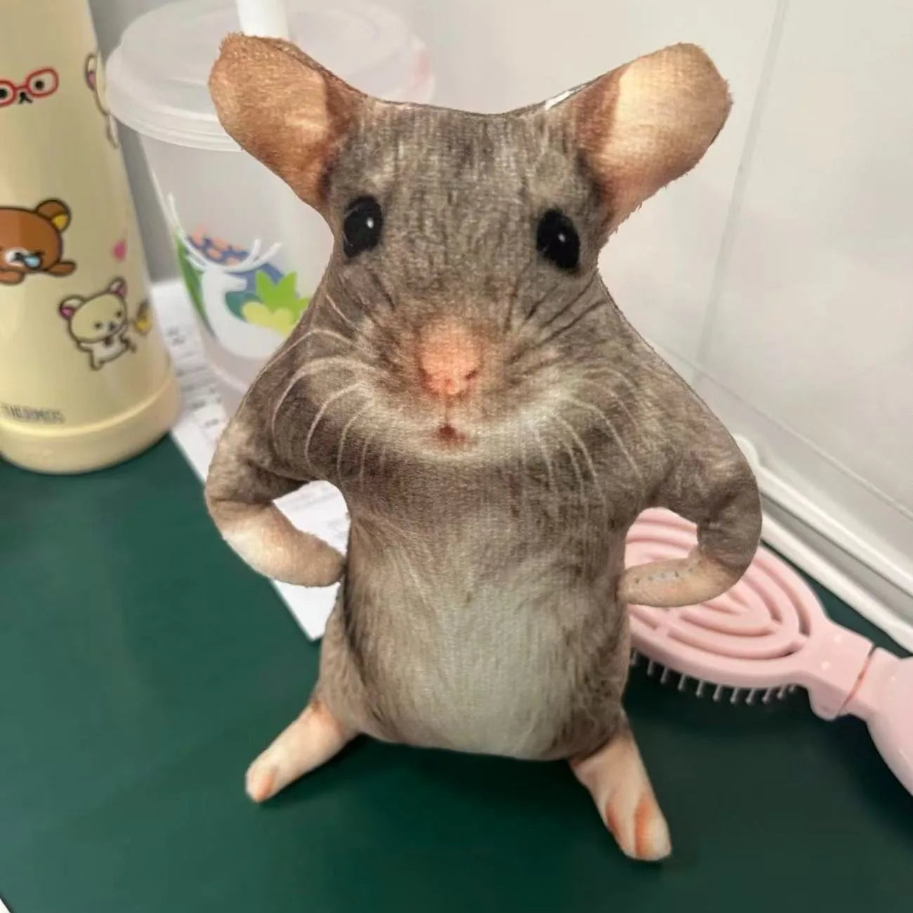 Cheese-dream Plush Mouse Cubicle Buddy Toy - Image 3